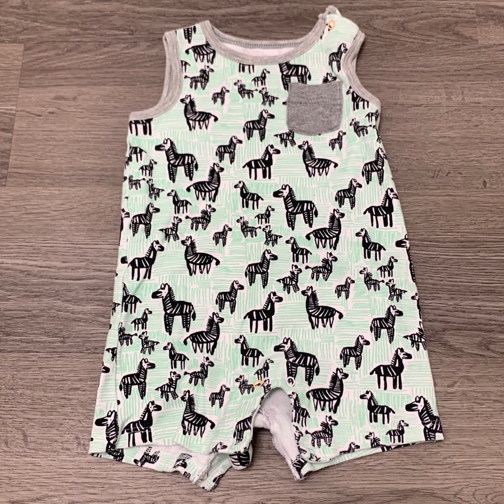 Oh joy! Zebra romper - 12M